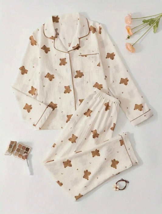 Pack 4 pièces Bear Print 🧸🤎